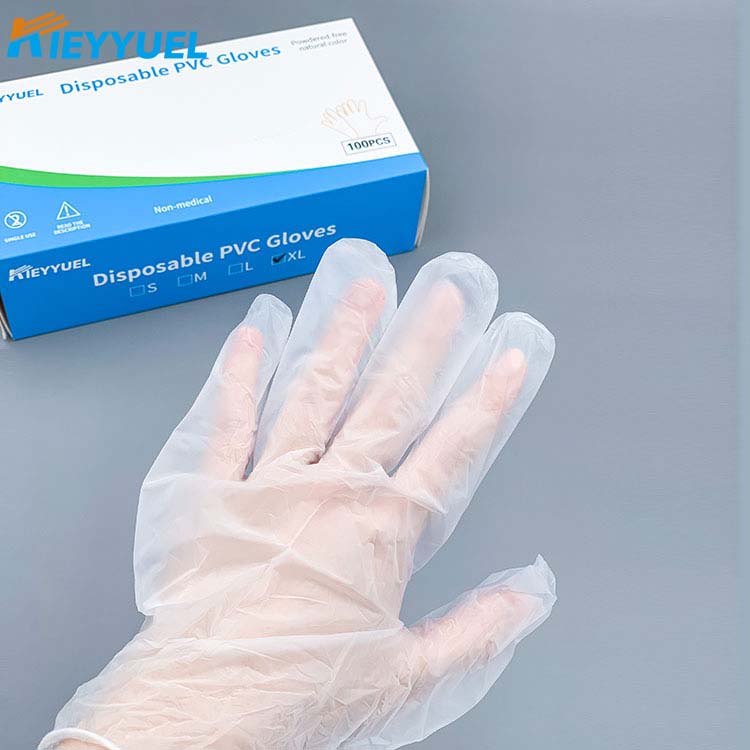 Einweg-PVC-Handschuhe