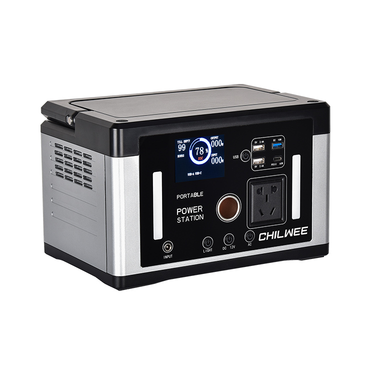 700W Smart Solar Generator zum Aufladen der Notbeleuchtung